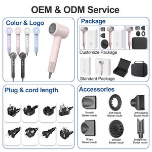 <span class=keywords><strong>Secador</strong></span> de Pelo Portátil de Alta Velocidad con Logotipo Personalizado para Estilismo Profesional de Belleza, <span class=keywords><strong>Secador</strong></span> de Cabello con Iones Negativos, Juego de <span class=keywords><strong>Secador</strong></span> de Pelo - Product Image 5