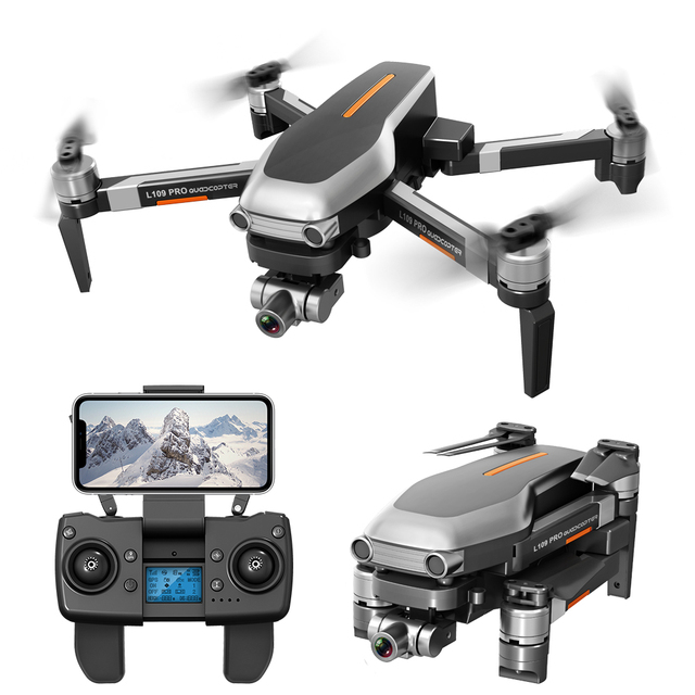 L109 PRO GPS Drone 2-axis Gimbal Anti-shake Selfstabilizing WiFi FPV 4K Camera Brushless Quadcopter APP Control