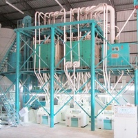 Ligne de production de farine de blé super blanche 60TPD 100TPD 120TPD 150TPD 300TPD 500TPD – Machine de moulin à farine de blé