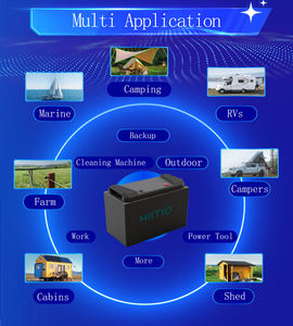 12v 200ah ליתיום ברזל פוספט קמפינג rv בחזרה עד סוללת ליתיום ליתיום סוללות ליתיום לארוז סוללות ליתיום לארוז lifepo4 עבור rv ואן קמפינג - Product Image 6