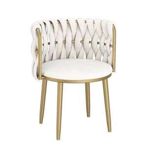 Silla de salón de belleza en forma de K, silla de salón de belleza, silla de tocador para dormitorio o sala de estar, ligera y lujosa - Product Image 4