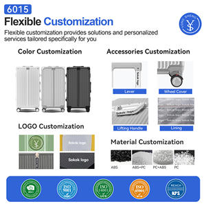 Tas Koper SOKOK Berkapasitas Besar dengan Rangka Aluminium, Desain Tanpa Resleting, dan Kunci TSA, Cocok untuk Perjalanan dan Sekolah - Product Image 4