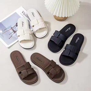 Venta al por mayor directa de fábrica de sandalias de playa planas y modernas para mujer, estilo africano, nuevas de verano, en stock, al por mayor. - Product Image 3