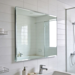 Miroir de salle de bain sur mesure, forme et taille personnalisées, Heliostat, utilisation intérieure, miroir mural écologique pour hôtel, restaurant, salle de bain - Product Image 1