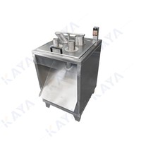 Half-Automatische Roestvrijstalen Snijmachine Voor Fruitgroenten Voor Mango-Aardappelchips Product Groentefruitmachines