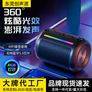   Altavoz portátil con soporte para tarjeta USB TF para uso en coche, escritorio, exterior y hogar - Product Image 3