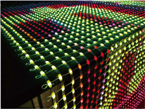 Nhà máy trực tiếp trong suốt ngoài trời <span class=keywords><strong>LED</strong></span> màn hình phim cho Drone Hiển thị cảnh quan biểu diễn & video quảng cáo hiển thị - Product Image 5