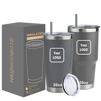 Gobelet isotherme personnalisé avec logo, 20 oz, 30 oz, en acier inoxydable, double paroi, portable, pour voyage, bière, café