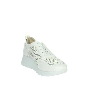 Amarpies Donna Sneakers AMD26321 Bianco Chaussures de sport en cuir perforé blanc pour femmes, mode décontractée - Product Image 5
