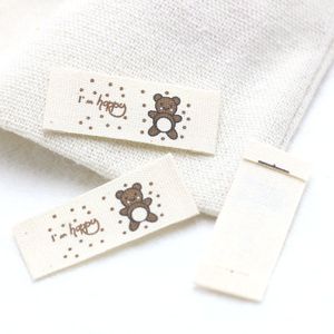 ウォッシュケアリボン服,カスタム子供DIY縫製ラベル