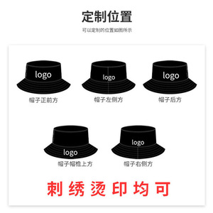 Unisex Bucket Hat Pure Cotton Solid Color <b>Sunscreen</b> Breathable Foldable Fisherman Hat - Product Image 3