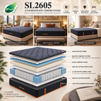 Matelas en mousse à mémoire de forme souple grande taille (King, Queen, Full) avec mousse de confort extra épaisse, emballé sous vide pour le mobilier