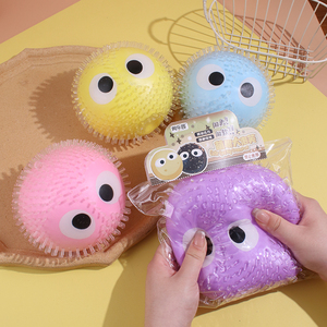 Wholesale TPR YoYo Squishy <b>Hedgehog</b> Flashing Squeeze Spiky Ball Anti-stress Relief Decompression Vent Fidget <b>Toy</b> - Product Image 2
