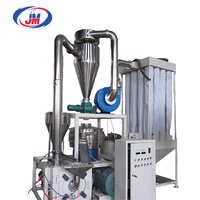 Broyeur de plastique PVC de déchets SMF800, broyeur de poudre de plastique, machine jusqu'à 500 kg par heure