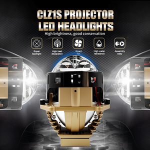 Phares LED Chenlang 3,0 pouces super lumineux 140W 6000K H4 H7 9005 faisceau haut/bas 140W/90W laser RHD LHD lentille de projecteur Bi LED plate - Product Image 5