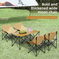 Table d'appoint pliante d'extérieur en aluminium, design moderne, pour camping, pique-nique en voiture, avec sièges réservés et design rectangulaire d'angle