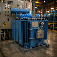 Transformateur triphasé à enroulement en cuivre à double bobine en résine coulée à économie d'énergie 50Hz pour four de fusion par induction