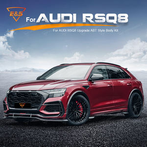 Kit carrosserie en fibre de carbone sèche style <span class=keywords><strong>ABT</strong></span> pour Audi RSQ8, comprenant un becquet avant, un diffuseur arrière, un séparateur et des extensions de jantes, pour une mise à niveau style <span class=keywords><strong>ABT</strong></span>. - Product Image 4