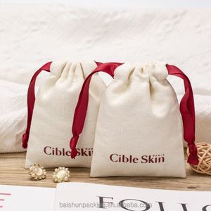 Bolsa de Embalaje de Joyería con Cordón de Satén Mini, Directo de Fábrica, Bolsa de Algodón con Cordón para Venta Directa de Joyería - Product Image 5