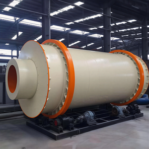 Séchoir rotatif à tambour en fer pour sciure de bois et sable, à quartz jaune, avec engrenages, PLC, boîte de vitesses, moteur et composants de roulement - Product Image 3