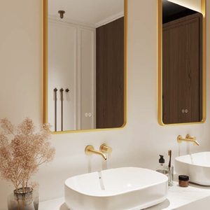 Espejo Inteligente LED Rectangular Largo de Pared, Moderno, Personalizado, con Desempañador, Marco de Acero Inoxidable, Interruptor Táctil, IP44, para Baño, Venta al por Mayor de Fábrica - Product Image 4
