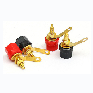 <span class=keywords><strong>2Pcs</strong></span> KCT Home Car Stereo Screw Binding Post <span class=keywords><strong>Speaker</strong></span> Amplifier <span class=keywords><strong>Terminal</strong></span> 4MM Audio Banana Jack <span class=keywords><strong>Terminal</strong></span> - Product Image 1