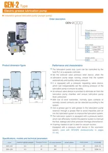 Prix usine BAOTN GEN pompe de lubrification à graisse automatique pompe à graisse à déplacement volumétrique pompe à piston avec pressostat