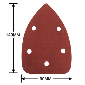 90x140x140mm 5-OLE Ole, luminum xide óxido riangle Ouse Ding Anding heheet tail etail tail ALM Ander Andy papel para enjuague y olishing/ - Product Image 2