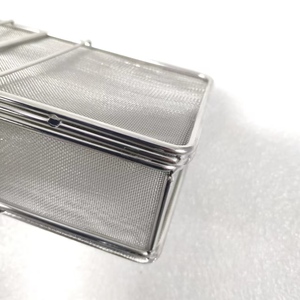 Siêu âm làm sạch giỏ lưới nhỏ giỏ cho các bộ phận nhỏ hơi nước đồ trang sức sạch siêu âm máy thép không gỉ bóng tennis - Product Image 3