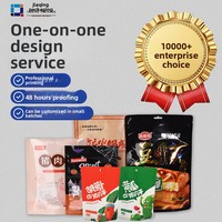 Sachet Doypack Personnalisé Coloré en Feuille d'Aluminium Dépoli Mat Scellé pour Aliments, Friandises pour Animaux, Thé, Chewing-gum, avec Logo Personnalisé