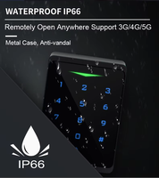 Contrôle d'accès de porte autonome OEM IP68 étanche avec écran OLED, empreinte digitale, carte RFID, clavier tactile PIN et accès cloud pour usine
