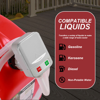 Bomba de Aceite Autocebante de Plástico Portátil y Conveniente, Funciona con Batería, para Estación de Servicio, Reparación de Automóviles, Suministro de Energía Eléctrica