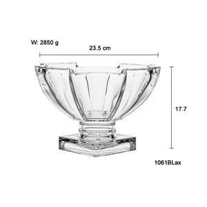 Shenniu — grand bol de scène en verre, grand bol de fruits en cristal couleur fumée <span class=keywords><strong>pour</strong></span> décoration de maison - Product Image 3