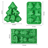 Großhandel Große Backformen aus Silikon, Weihnachtsformen, Silikonformen für Schokolade, Kuchen, Handgemachte Seife und Kerzen