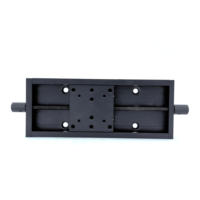 LDTSP-W-125S-01 Plateau de translation linéaire de haute précision avec rails de guidage en queue d'aronde métalliques pour expériences optiques, à vis micrométrique manuelle