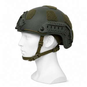 Casco Táctico de Protección Rápida — Casco Protector Táctico de Corte Alto para Exteriores de Polietileno/Aramida (Kevlar) - Product Image 2