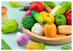 Maison de poupée décor à la maison dessin animé artisanat artificiel Miniature résine fruits et légumes vert enfants <span class=keywords><strong>cuisine</strong></span> nourriture jouets éducatifs - Product Image 5