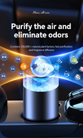 Penyegar Udara Aromaterapi Humidifier Pintar Ramah Lingkungan Plastik Diffuser Minyak Esensial Bertenaga USB Timer Pemurni Udara