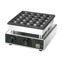 25 trous de haute qualité commerciale gaufre crêpe électrique pofferjrt gaufrier à vendre