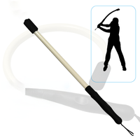 Outil d'entraînement de golf personnalisé avec logo d'usine, vente en gros OEM, pour l'échauffement et l'amélioration de la vitesse et du tempo du swing