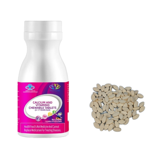Fournisseur de comprimés de vitamine <span class=keywords><strong>D</strong></span> Carbonate de calcium Comprimés à croquer de vitamine <span class=keywords><strong>D</strong></span> Formule pour enfants pour adolescents de 4 à 17 ans - Product Image 1