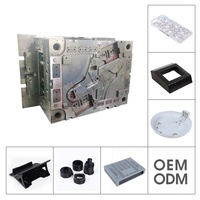 Options OEM/ODM, moule d'injection plastique en acier NAK80/S136 de qualité, boîtier en plastique léger en forme de UFO, grille de dissipation thermique