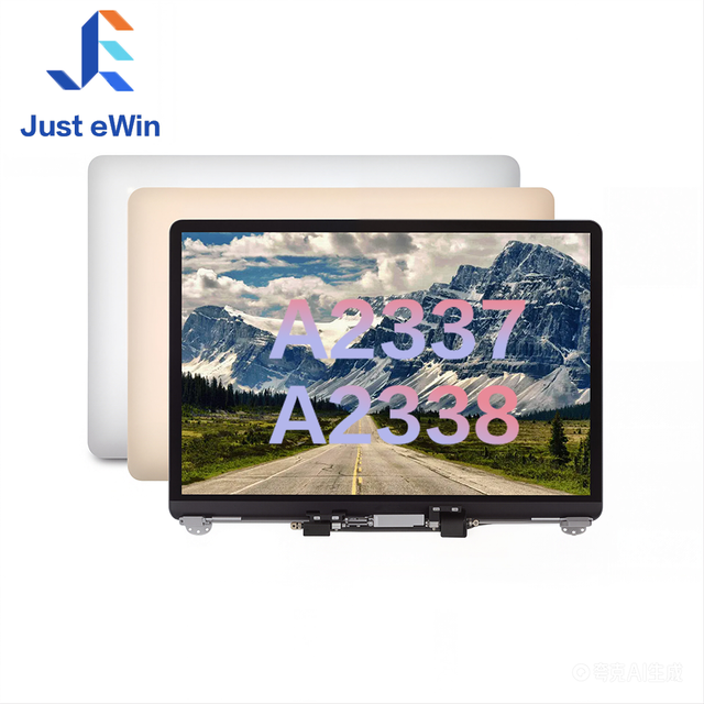 Wholesale 13.3" M1 A2337 A2338 2560x1600 Retina Full Assembly LCD Screen for MacBook Air Pro Replacement High-Brightness Panel