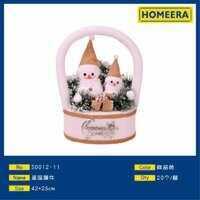 Homeera Christmas Illuminated Snow Globe 42x25cm Round Decorative Accent Light-Up Globe For Holiday Decoration - Product Image 1