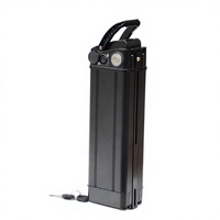 Boîtier de batterie pour vélo électrique ALX038 36V-72V compatible 18650/21700, en ABS et alliage d'aluminium, résistant aux chocs, vide, à ouverture rapide