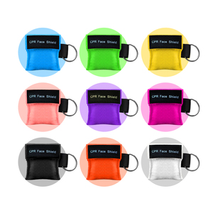 Tùy chỉnh mini mặt nạ CPR khẩn cấp khuôn mặt lá chắn đổ CPR CPR hồi sức với một chiều van - Product Image 2