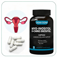 Capsules d'Inositol Végétal, Chiro-Inositol, Myo-Inositol, D-Chiro-Inositol pour l'Équilibre Hormonal et le Bien-être Ovarien – OEM ODM