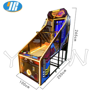 YIRUN - Simulador de Baloncesto Compacto para Interiores, Operado con Monedas, para Niños y Adultos, Mini Juego de Arcade para Parques de Diversiones - Product Image 3