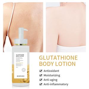 Lotion corporelle hydratante et éclaircissante 24h à l'acide glutamique Biosphère, qualité supérieure, dernière version OEM ODM - Product Image 4