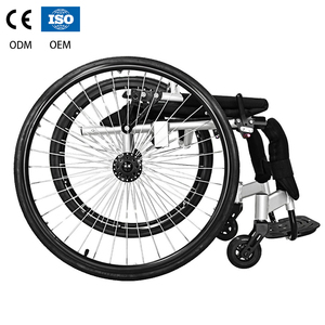 Nieuwe design lichtgewicht aluminium vouwwielstoelen, opvouwbare handmatige rolstoel voor ouderen & gehandicapten - Product Image 1